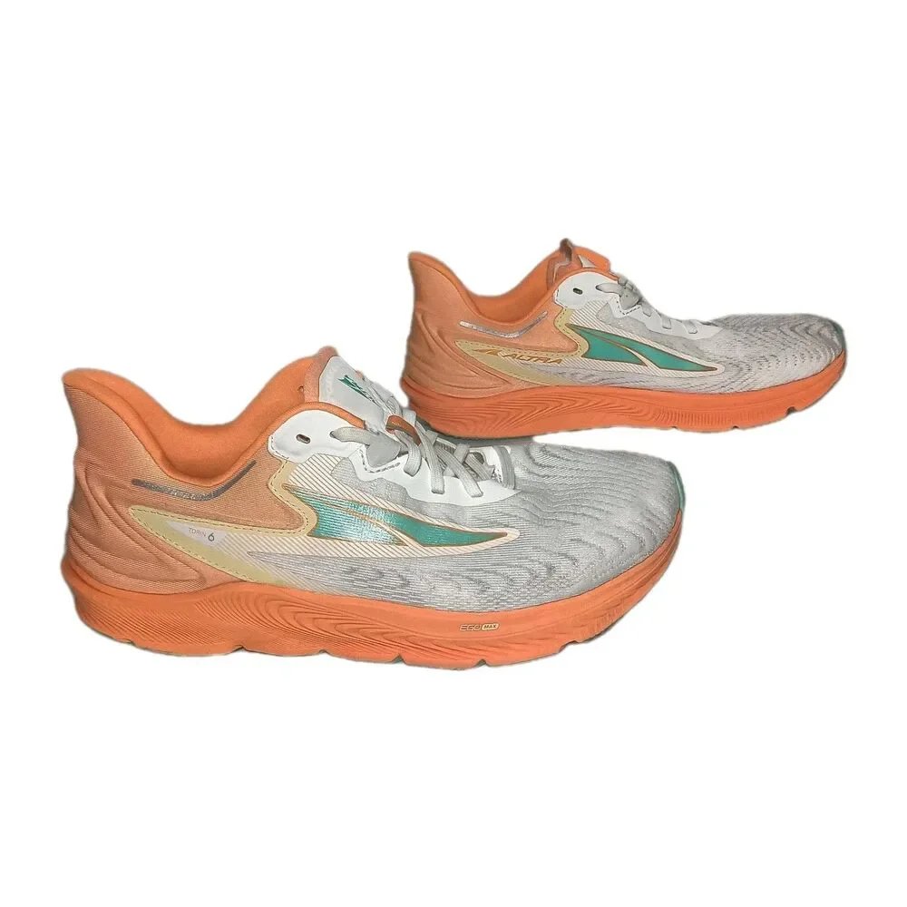 Altra Women’s Torin 6 Running Shoes US Size 9.5 EU 41 Orange/White